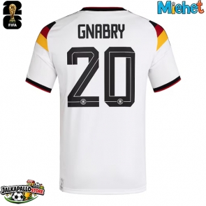 Saksa Serge Gnabry #20 Kotipaita MM-kisat 2026 Lyhythihainen